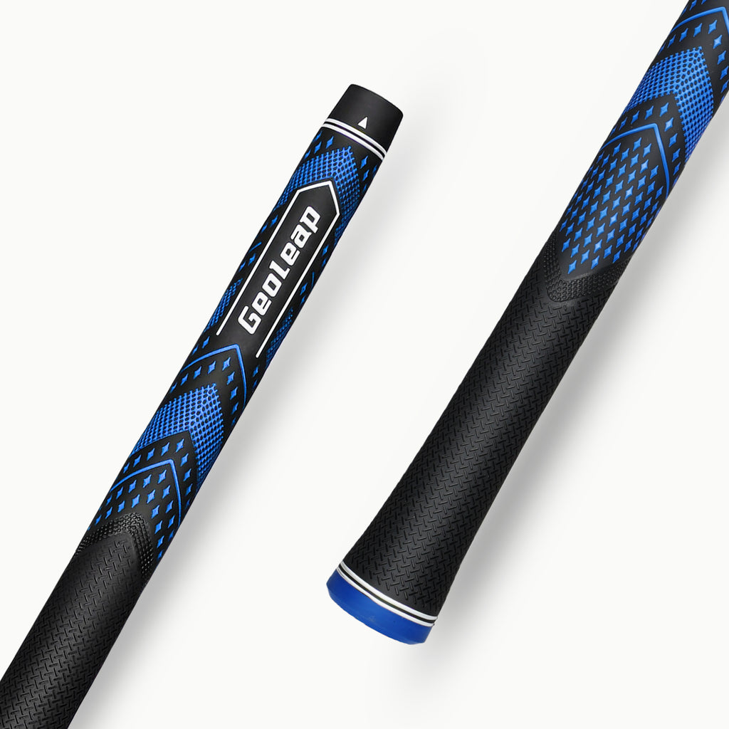Geoleap FEEL-R Soft Rubber Golf Grips — Set of 13, Reduced Taper