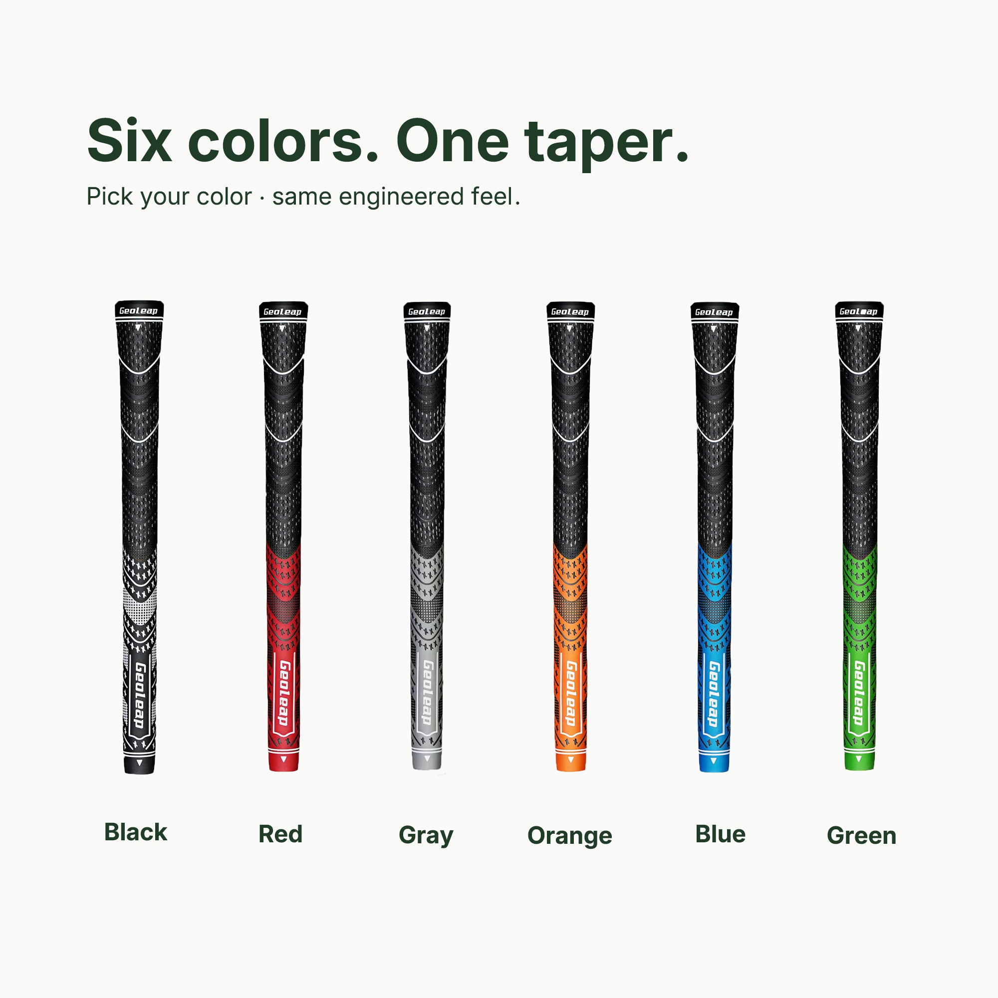 Geoleap STORM Hybrid Golf Grips — Set of 13, All-Weather Cord