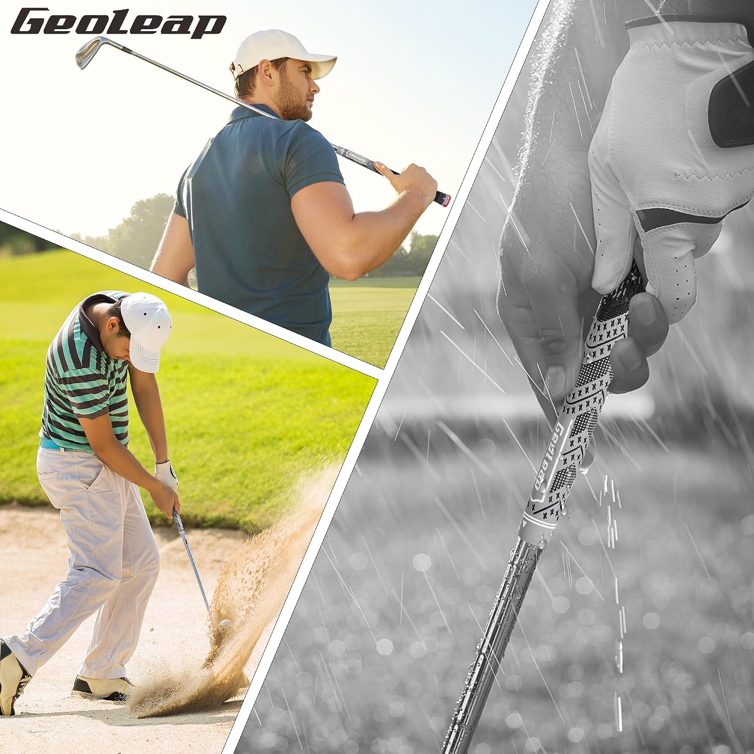 Geoleap Back-Rib Corded Golf Grips