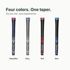 FEEL-R colorways: Deep Blue, Gray, Red, Blue