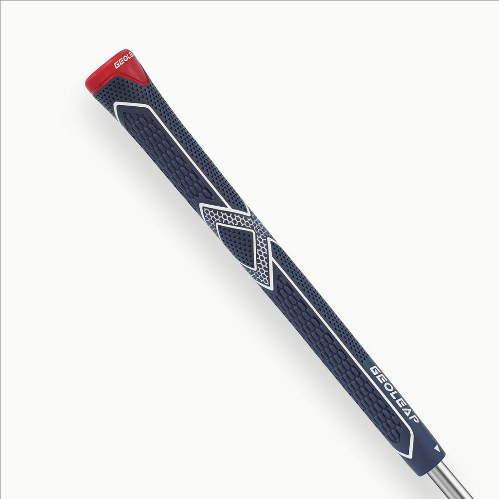 Deep Blue · Geoleap FEEL-ACX golf grip — angled