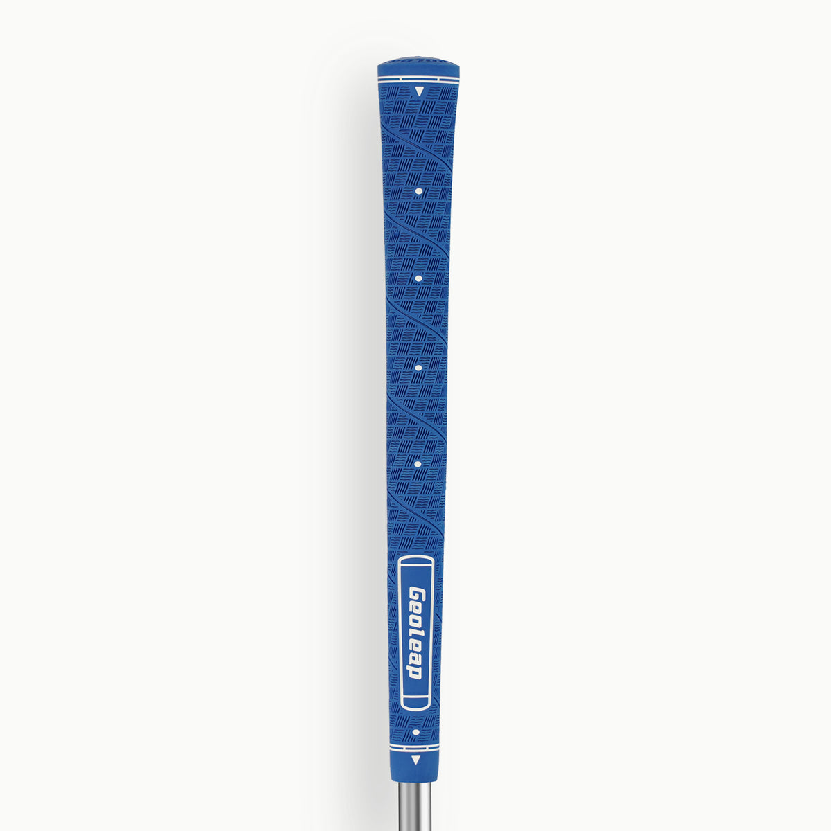 Blue · Geoleap FEEL-M golf grip — front