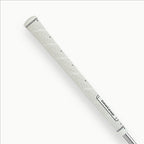 White · Geoleap FEEL-M golf grip — angled