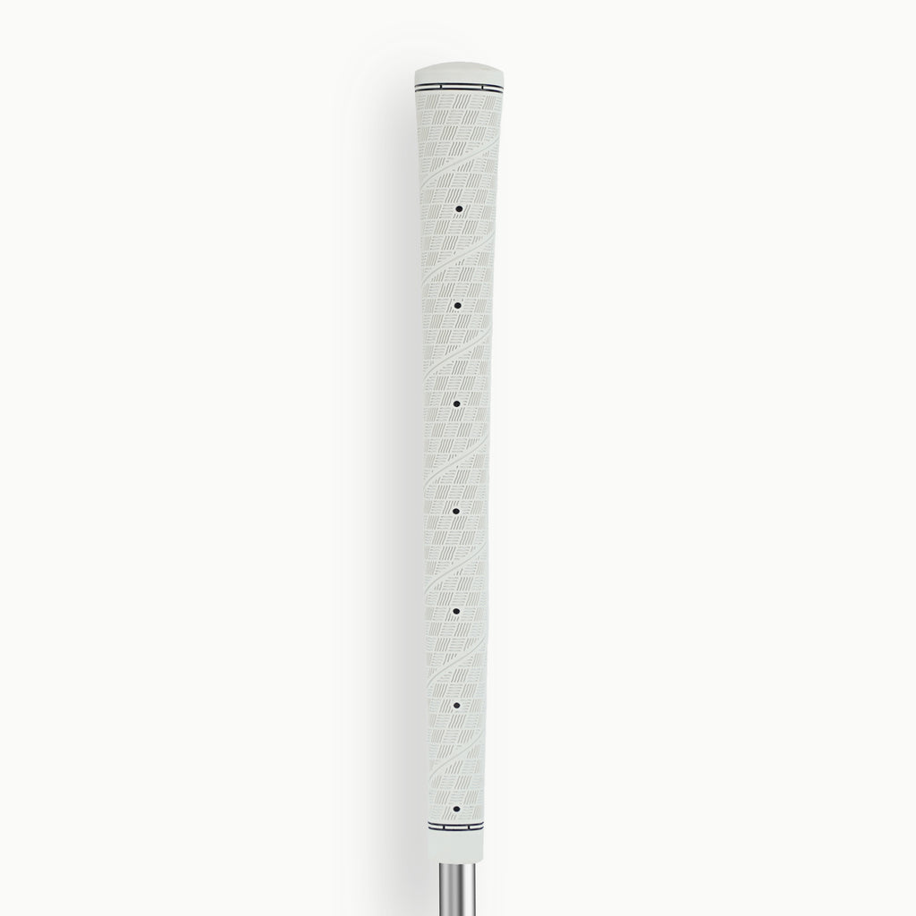 White · Geoleap FEEL-M golf grip — back