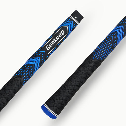 Black Blue · Geoleap FEEL-R golf grip — texture detail