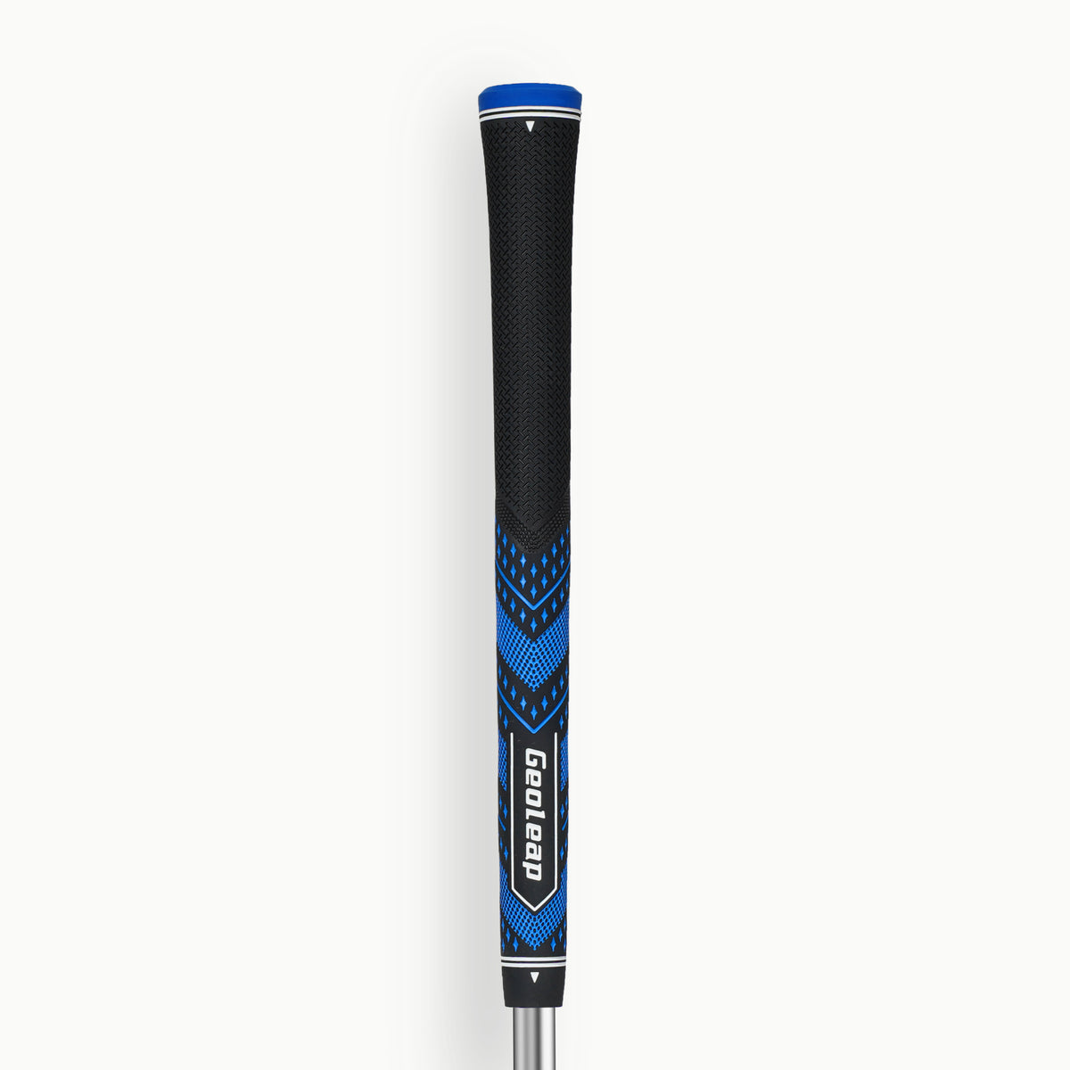 Blue · Geoleap FEEL-R golf grip — front