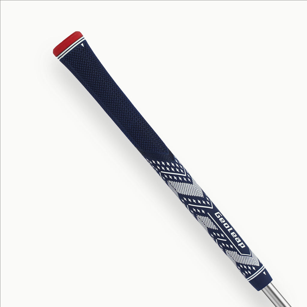 Deep Blue · Geoleap FEEL-R golf grip — angled