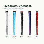 FEEL-T colorways: White, Light Blue, Black, Navy, Red