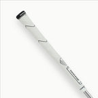 White · Geoleap FEEL-T golf grip — angled
