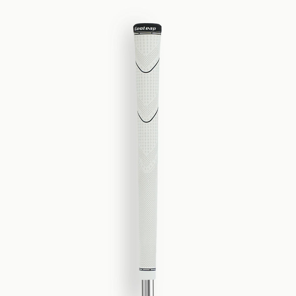 White · Geoleap FEEL-T golf grip — back