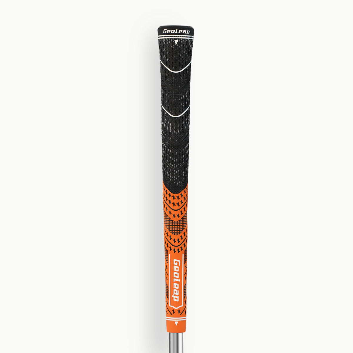 Orange · Geoleap STORM Hybrid golf grip — front
