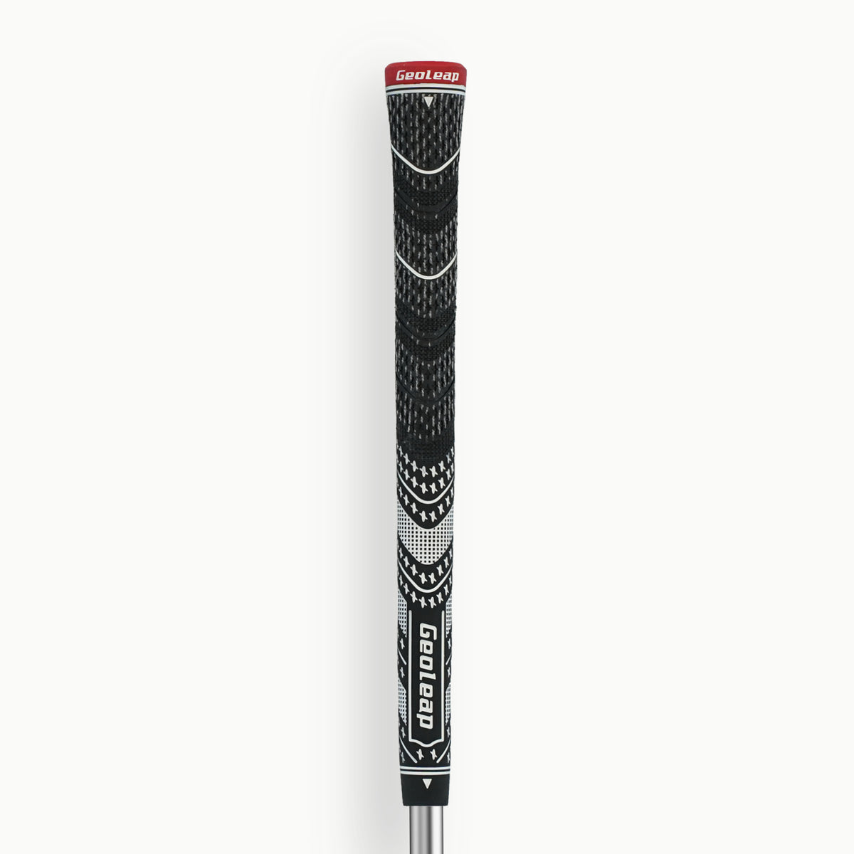 Black · Geoleap STORM RIB golf grip — front
