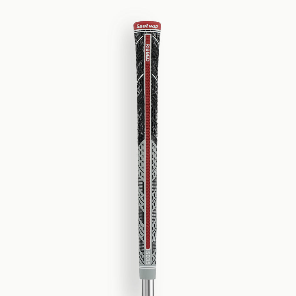Gray · Geoleap STORM RIB golf grip — back
