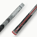 Gray · Geoleap STORM RIB golf grip — texture detail