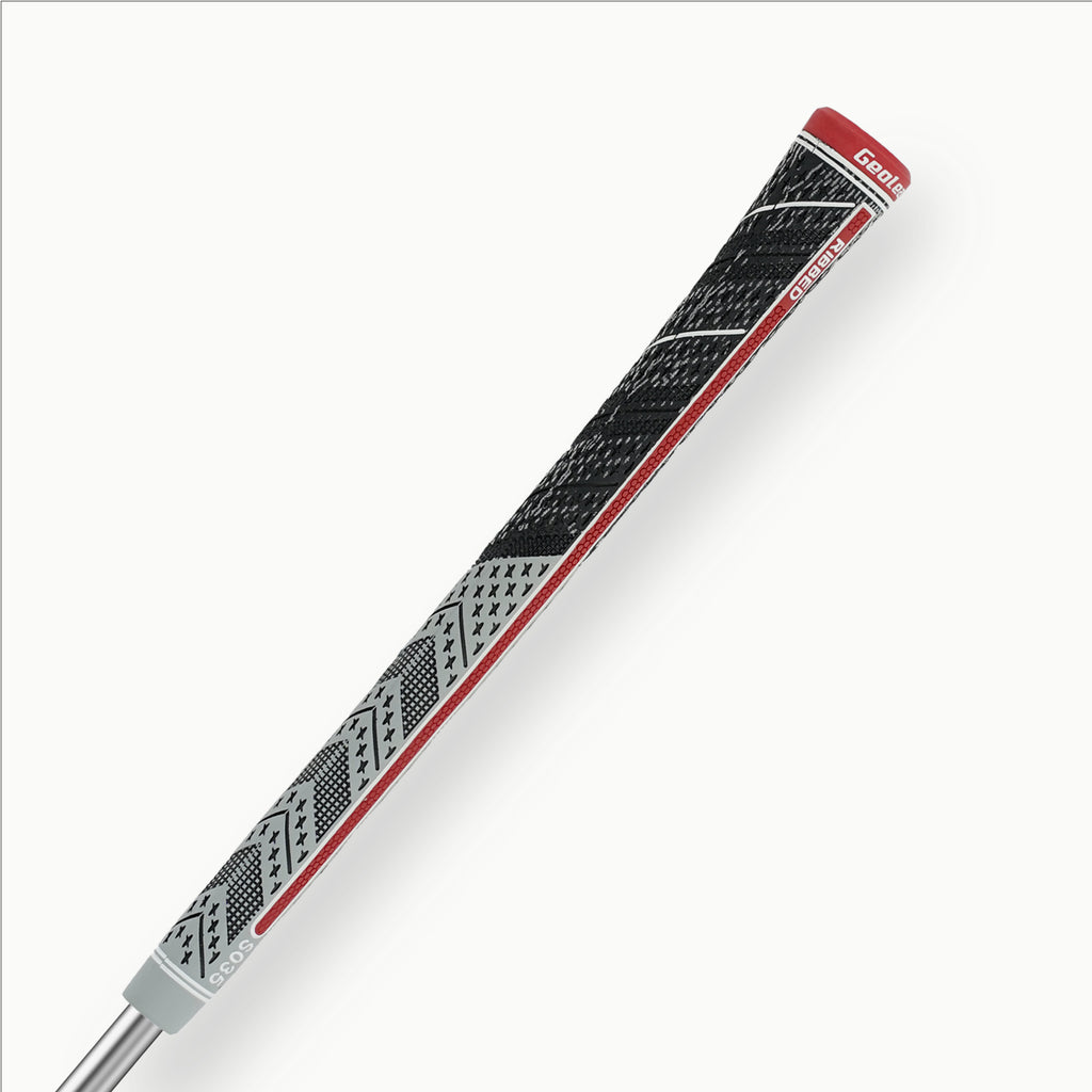 Gray · Geoleap STORM RIB golf grip — reverse angle