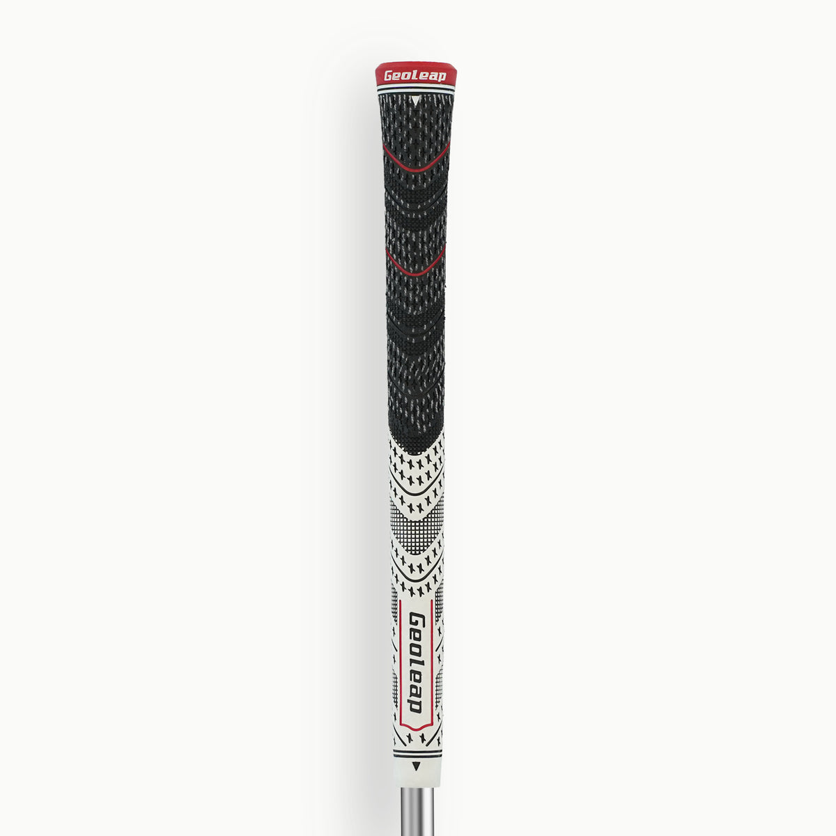 White · Geoleap STORM RIB golf grip — front