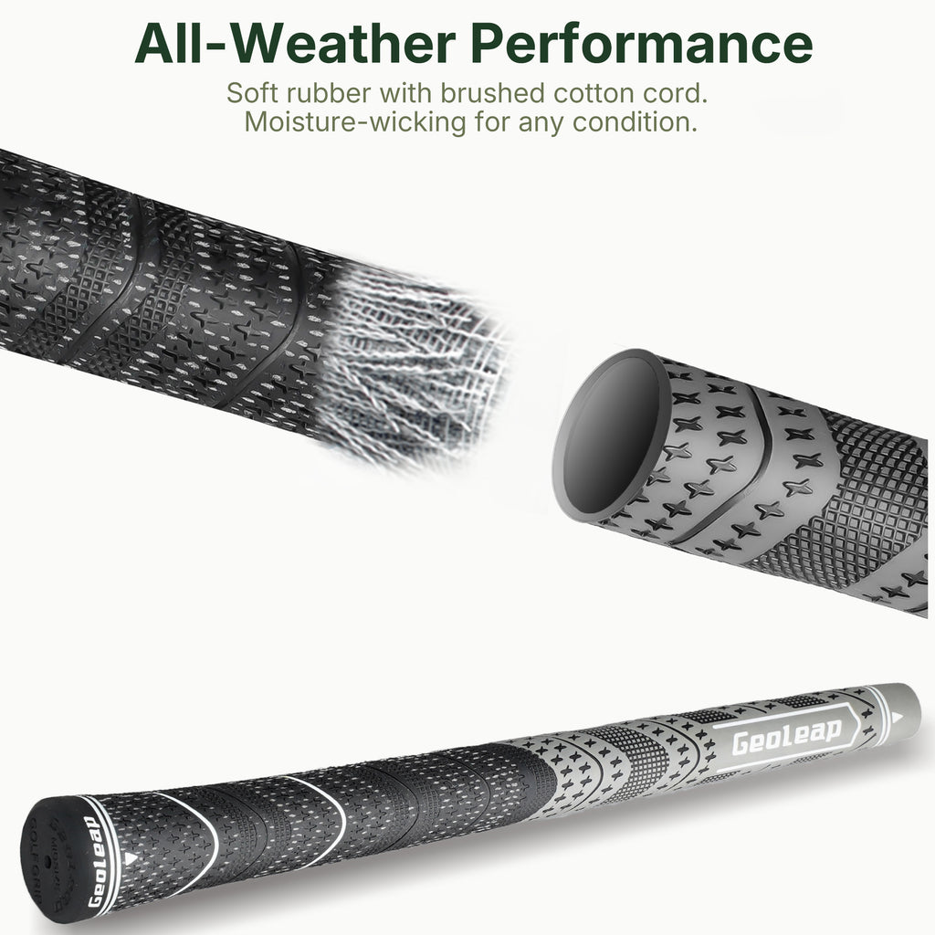 Hybrid construction — cord upper, soft rubber lower