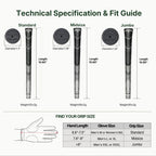 Technical specification and fit guide — Standard, Midsize, Jumbo
